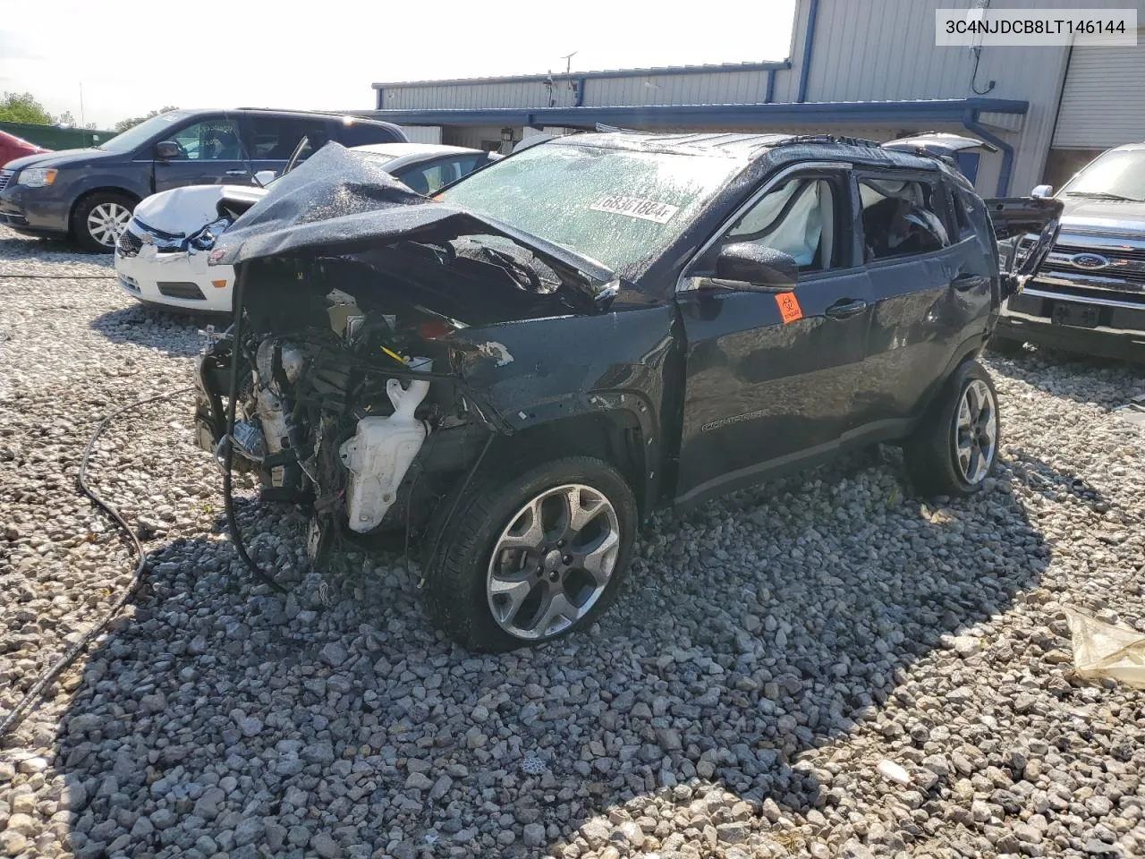 2020 Jeep Compass Limited VIN: 3C4NJDCB8LT146144 Lot: 68361884