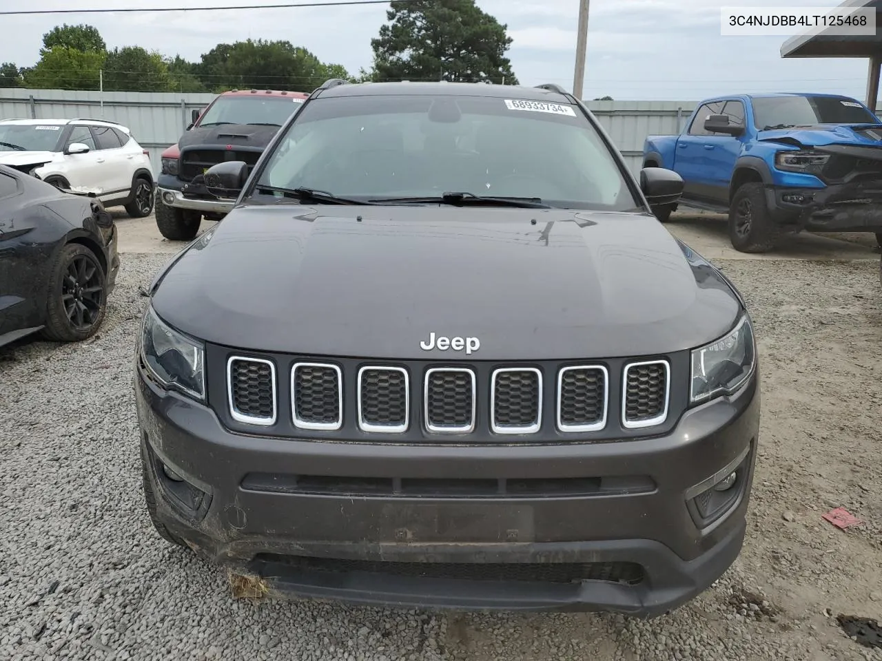 2020 Jeep Compass Latitude VIN: 3C4NJDBB4LT125468 Lot: 68933734