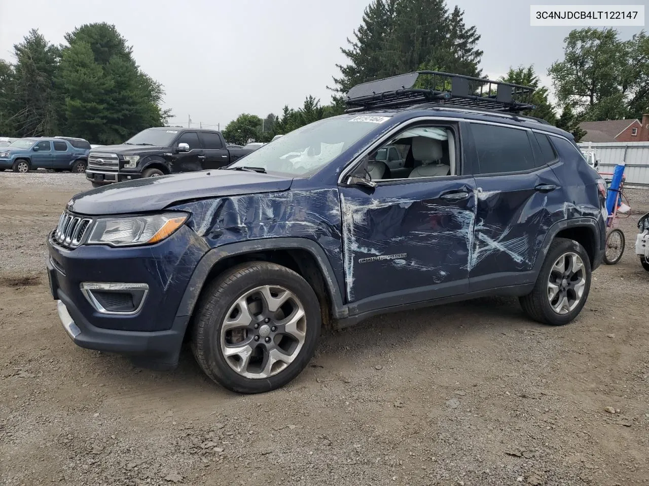 2020 Jeep Compass Limited VIN: 3C4NJDCB4LT122147 Lot: 69197464