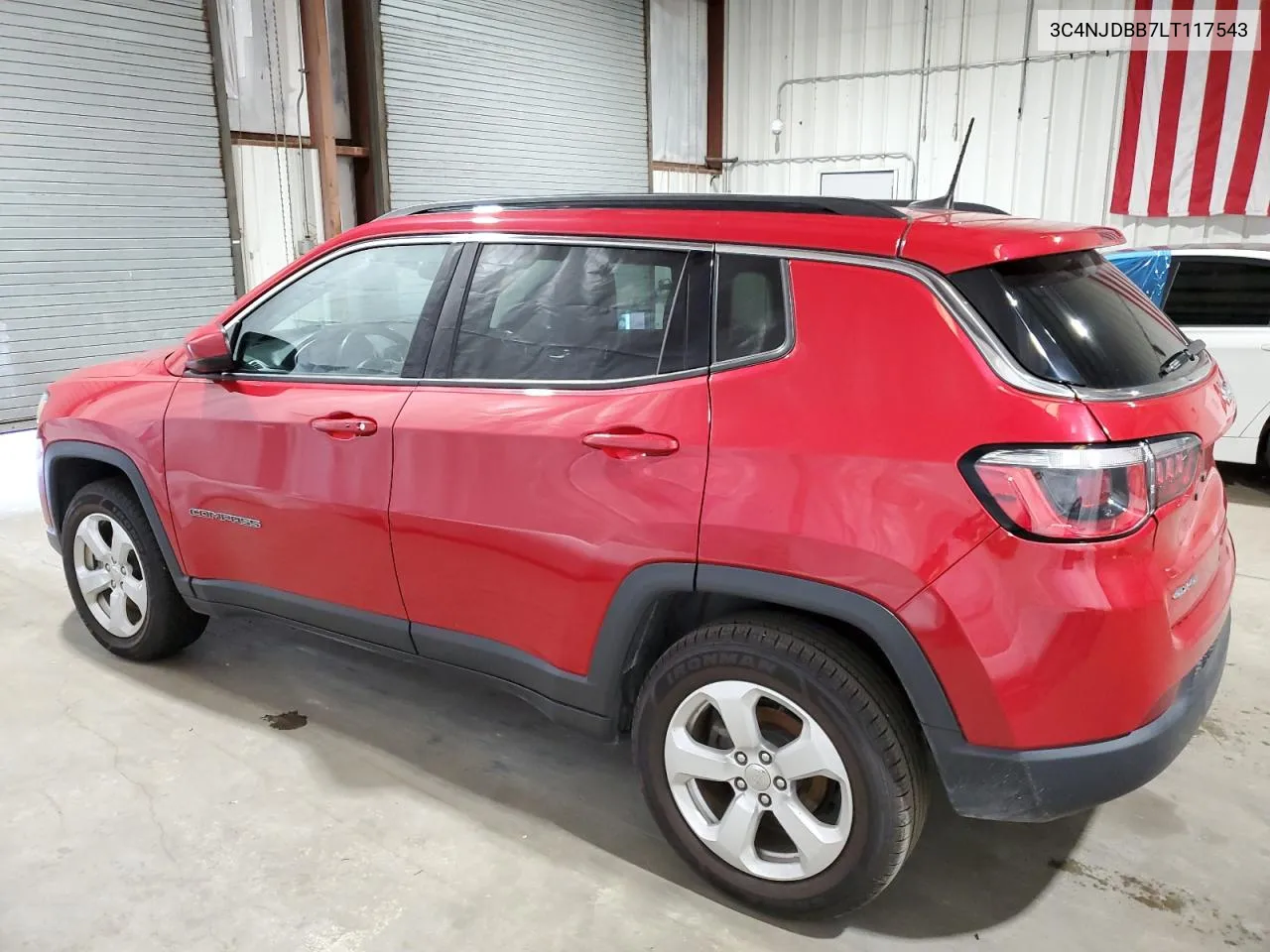 2020 Jeep Compass Latitude VIN: 3C4NJDBB7LT117543 Lot: 69216174