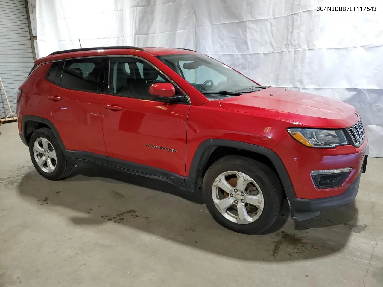 2020 Jeep Compass Latitude VIN: 3C4NJDBB7LT117543 Lot: 69216174