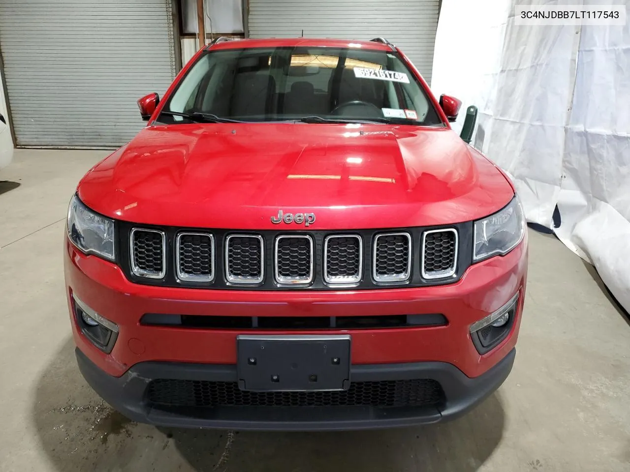 2020 Jeep Compass Latitude VIN: 3C4NJDBB7LT117543 Lot: 69216174