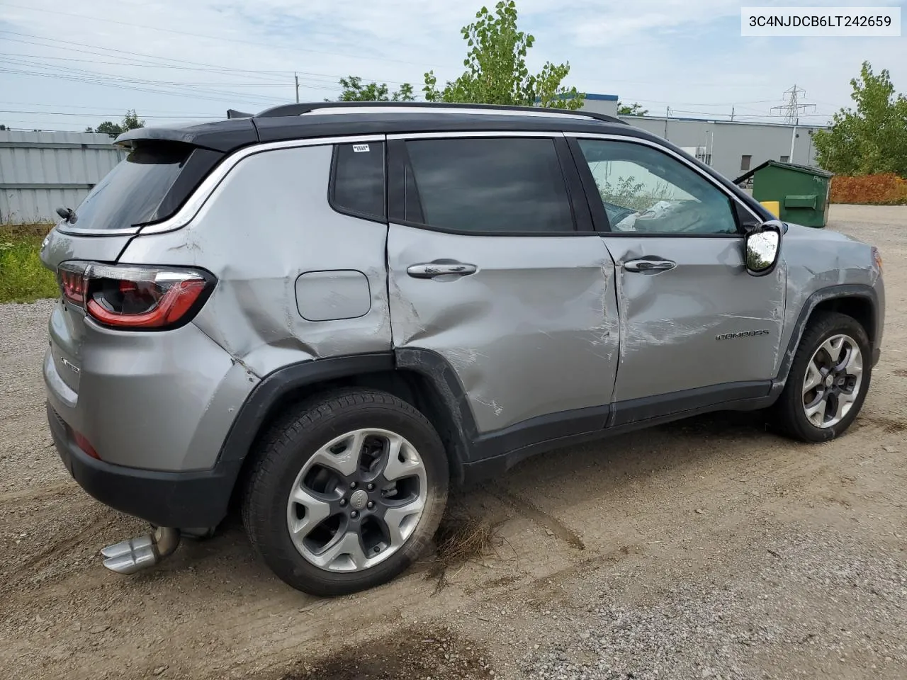 2020 Jeep Compass Limited VIN: 3C4NJDCB6LT242659 Lot: 69282644