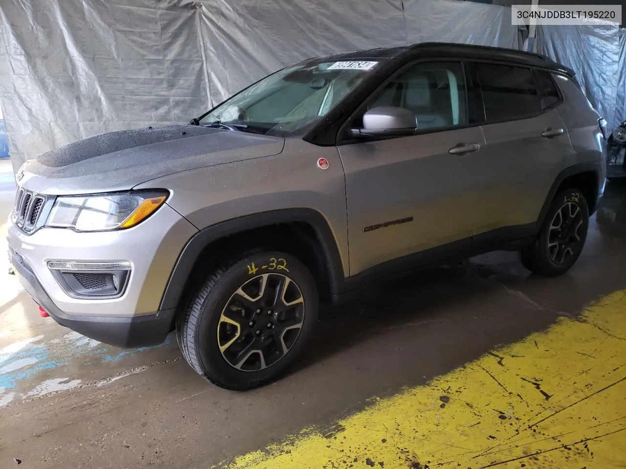 2020 Jeep Compass Trailhawk VIN: 3C4NJDDB3LT195220 Lot: 69941634