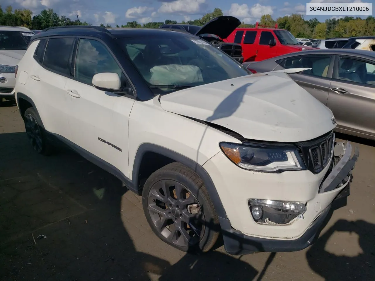 2020 Jeep Compass Limited VIN: 3C4NJDCBXLT210006 Lot: 70031484