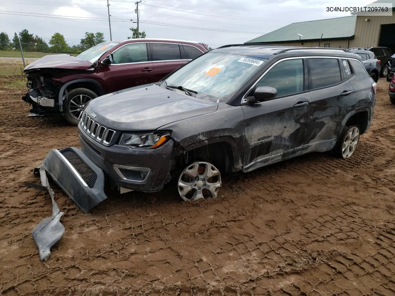 3C4NJDCB1LT209763 2020 Jeep Compass Limited