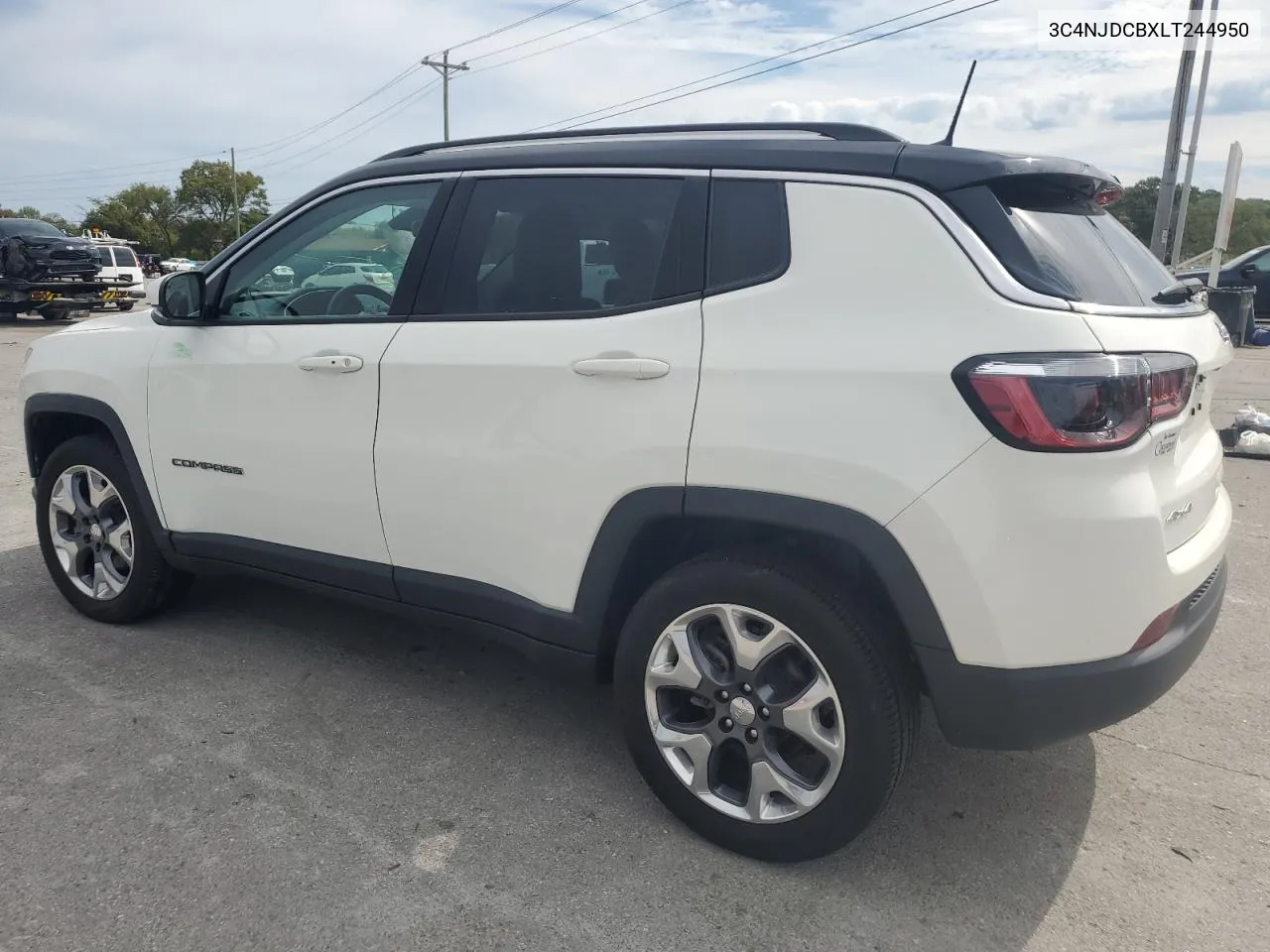 2020 Jeep Compass Limited VIN: 3C4NJDCBXLT244950 Lot: 70299524