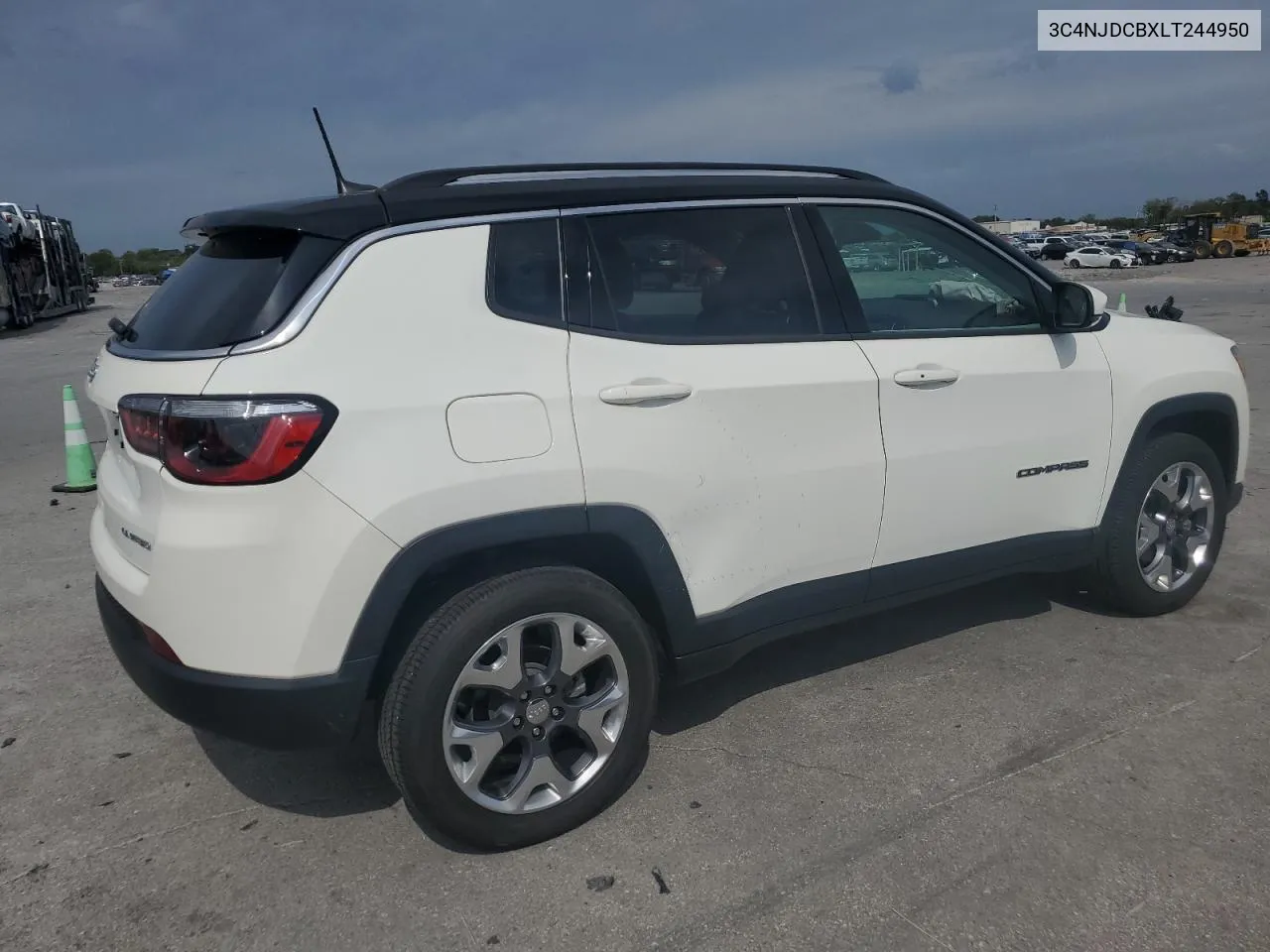 2020 Jeep Compass Limited VIN: 3C4NJDCBXLT244950 Lot: 70299524