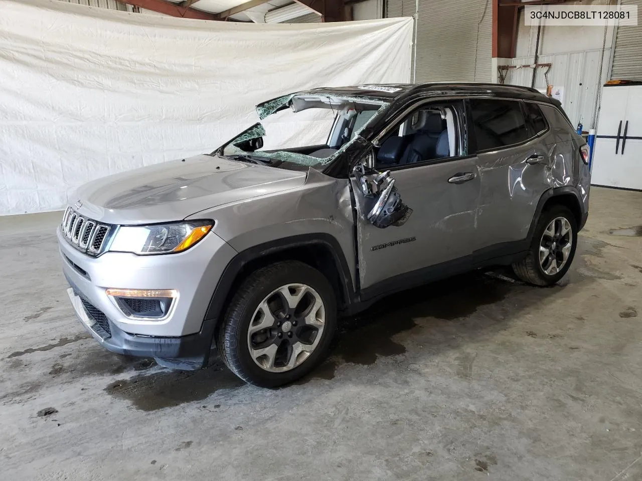 2020 Jeep Compass Limited VIN: 3C4NJDCB8LT128081 Lot: 70305874