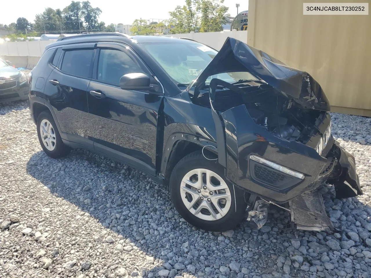 2020 Jeep Compass Sport VIN: 3C4NJCAB8LT230252 Lot: 70311024