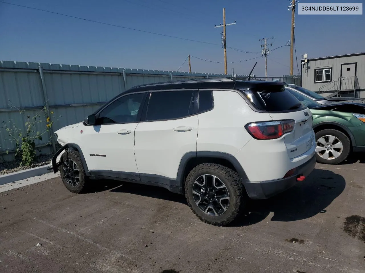 2020 Jeep Compass Trailhawk VIN: 3C4NJDDB6LT123699 Lot: 70505574