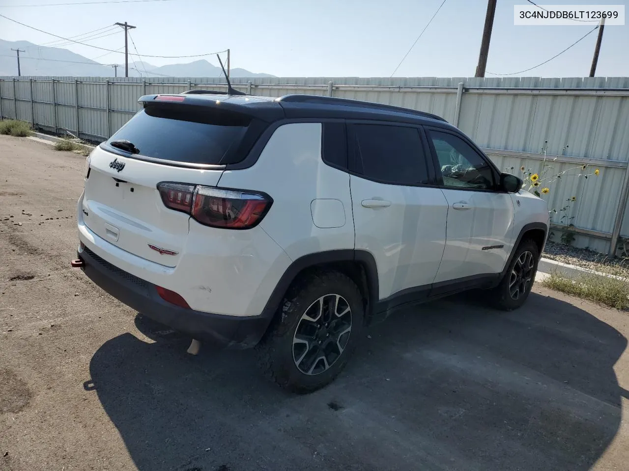 2020 Jeep Compass Trailhawk VIN: 3C4NJDDB6LT123699 Lot: 70505574