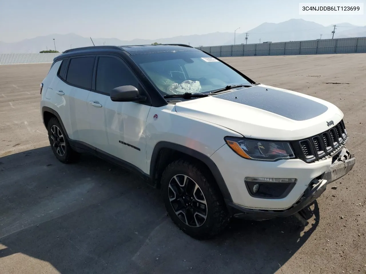 2020 Jeep Compass Trailhawk VIN: 3C4NJDDB6LT123699 Lot: 70505574