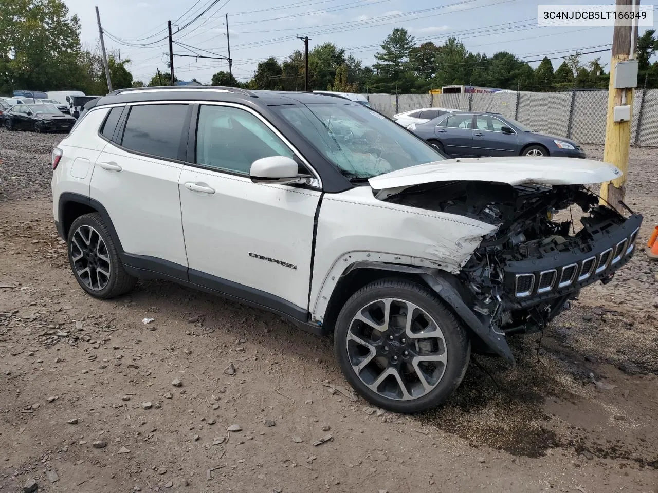 2020 Jeep Compass Limited VIN: 3C4NJDCB5LT166349 Lot: 70972734