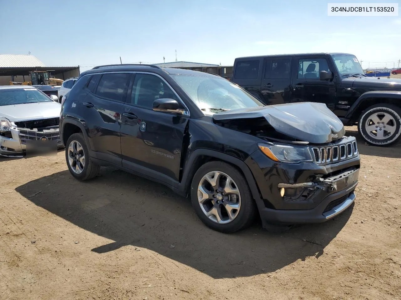 2020 Jeep Compass Limited VIN: 3C4NJDCB1LT153520 Lot: 70995924