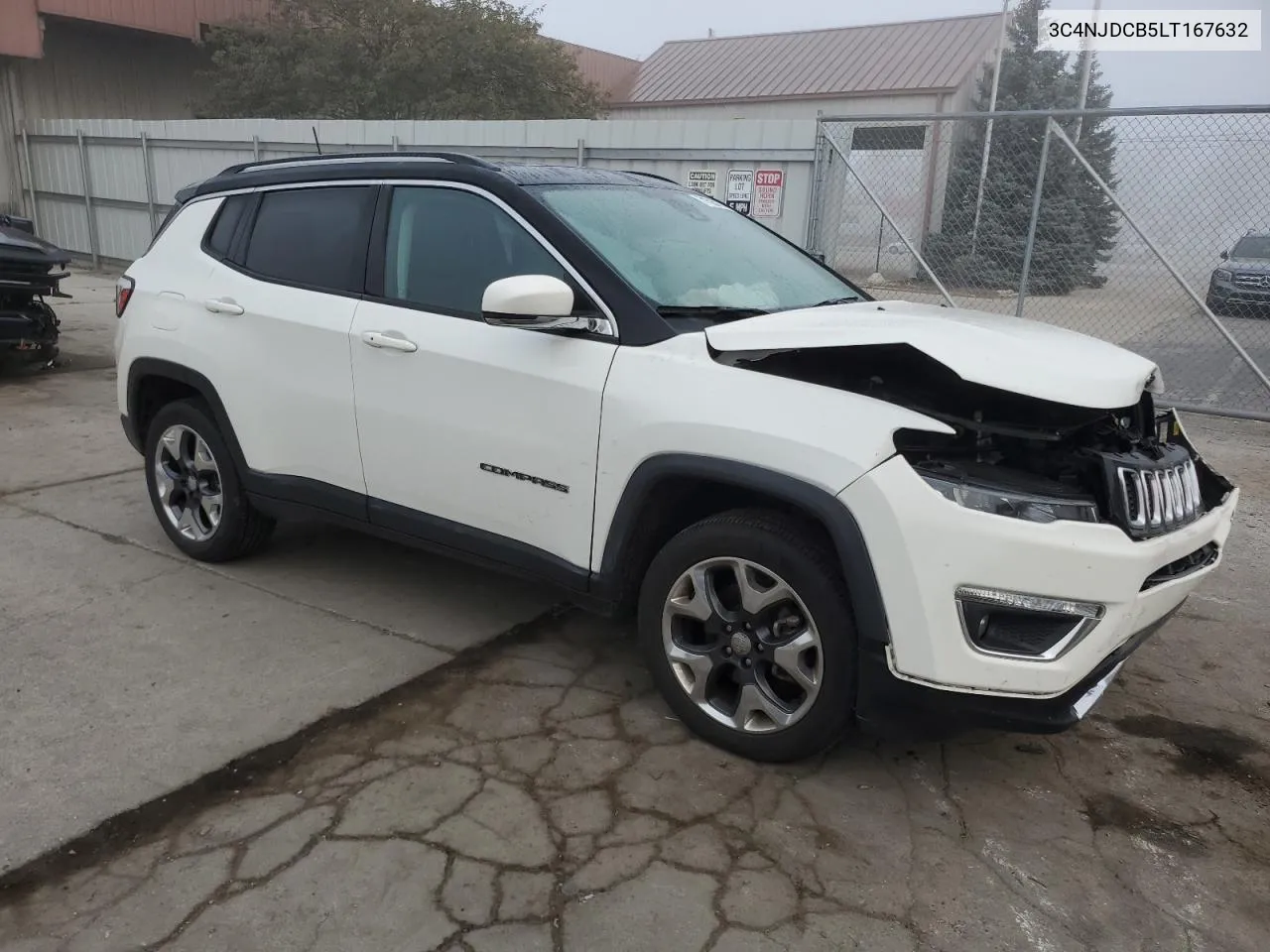 2020 Jeep Compass Limited VIN: 3C4NJDCB5LT167632 Lot: 71526194