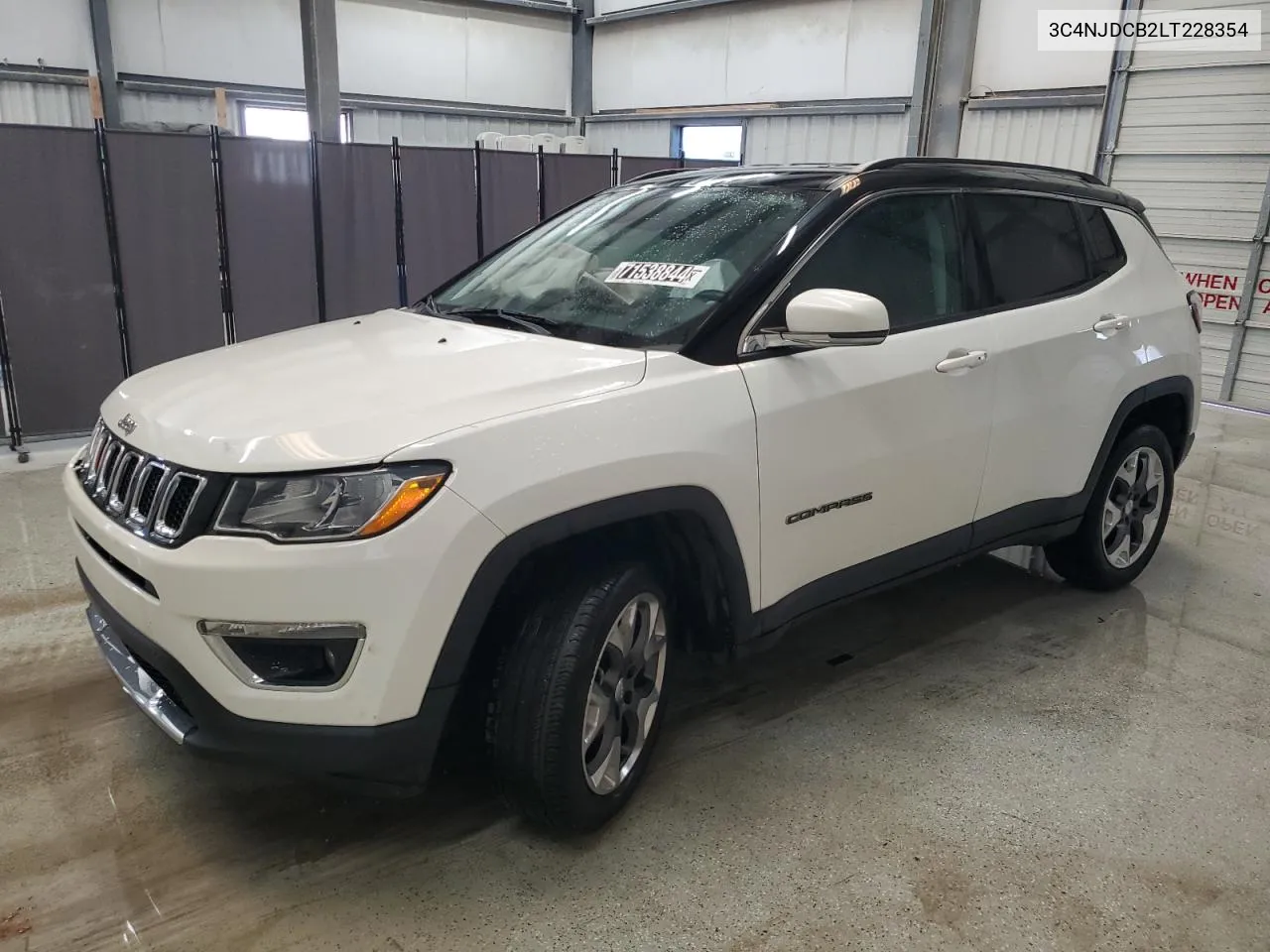 2020 Jeep Compass Limited VIN: 3C4NJDCB2LT228354 Lot: 71538844