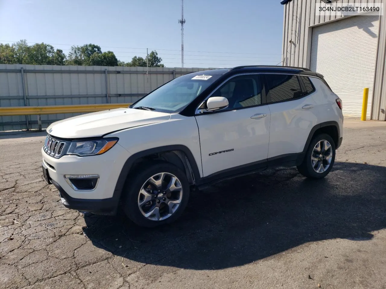 2020 Jeep Compass Limited VIN: 3C4NJDCB2LT163490 Lot: 72208324