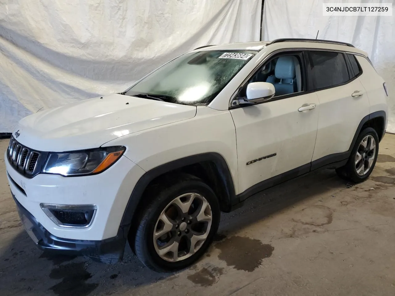 2020 Jeep Compass Limited VIN: 3C4NJDCB7LT127259 Lot: 72343684