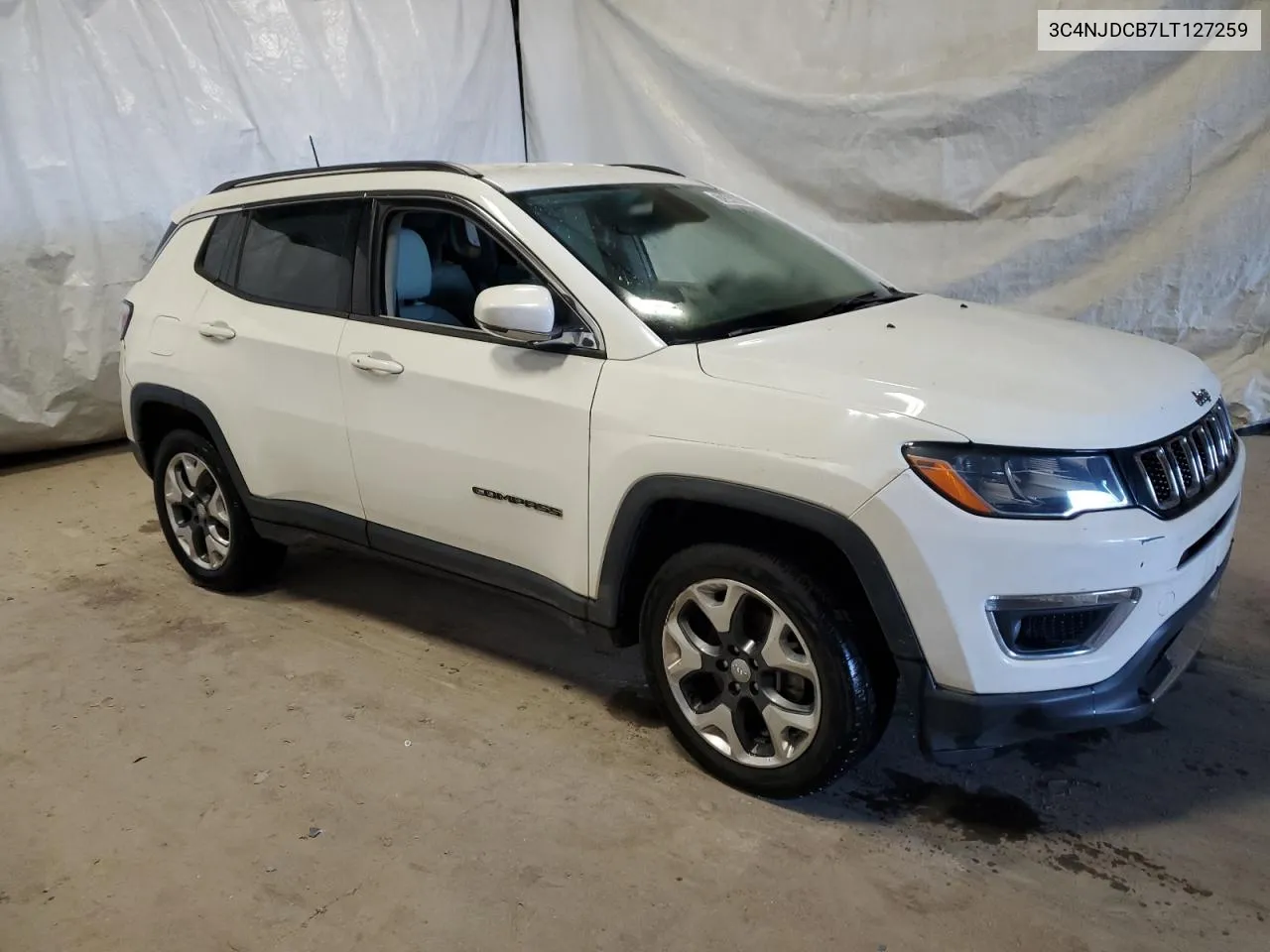 2020 Jeep Compass Limited VIN: 3C4NJDCB7LT127259 Lot: 72343684