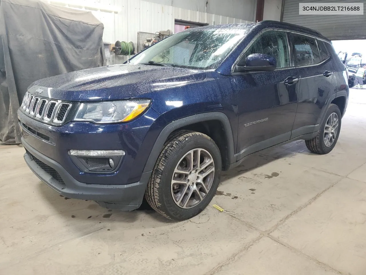 2020 Jeep Compass Latitude VIN: 3C4NJDBB2LT216688 Lot: 72684474