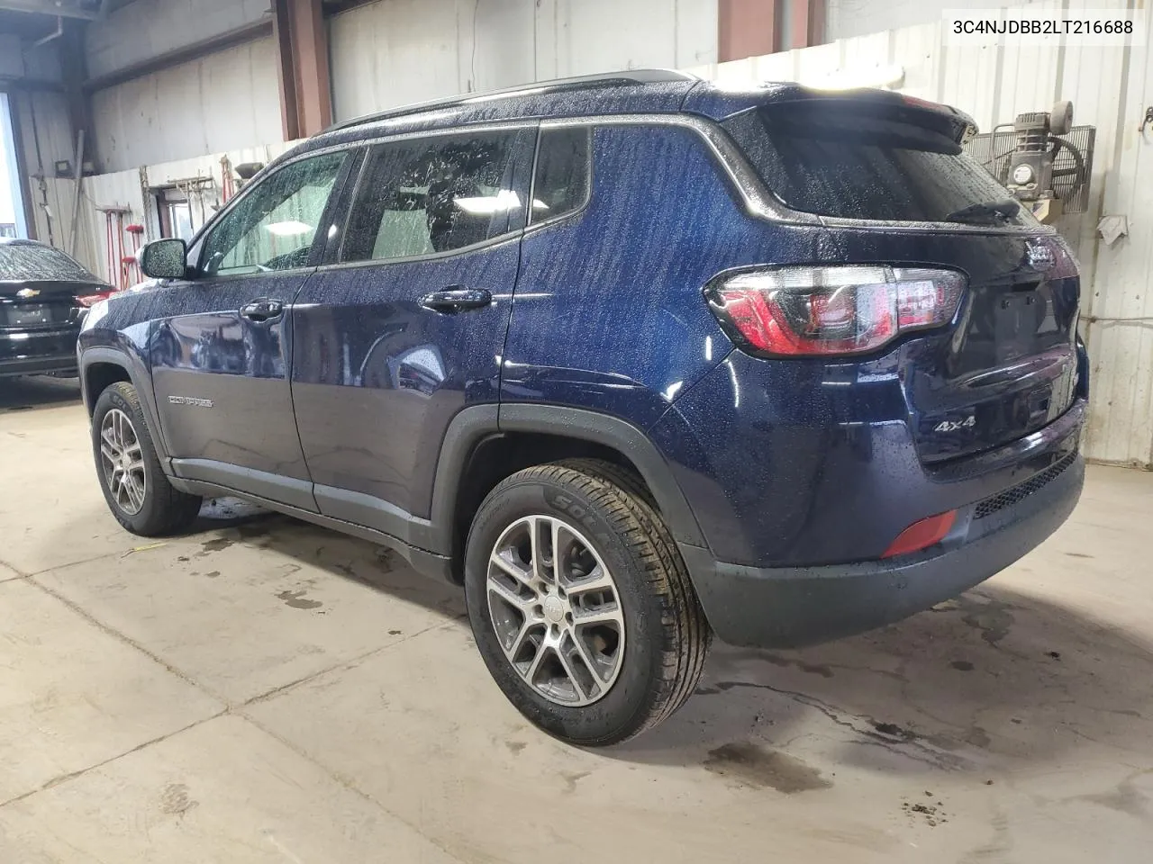 2020 Jeep Compass Latitude VIN: 3C4NJDBB2LT216688 Lot: 72684474