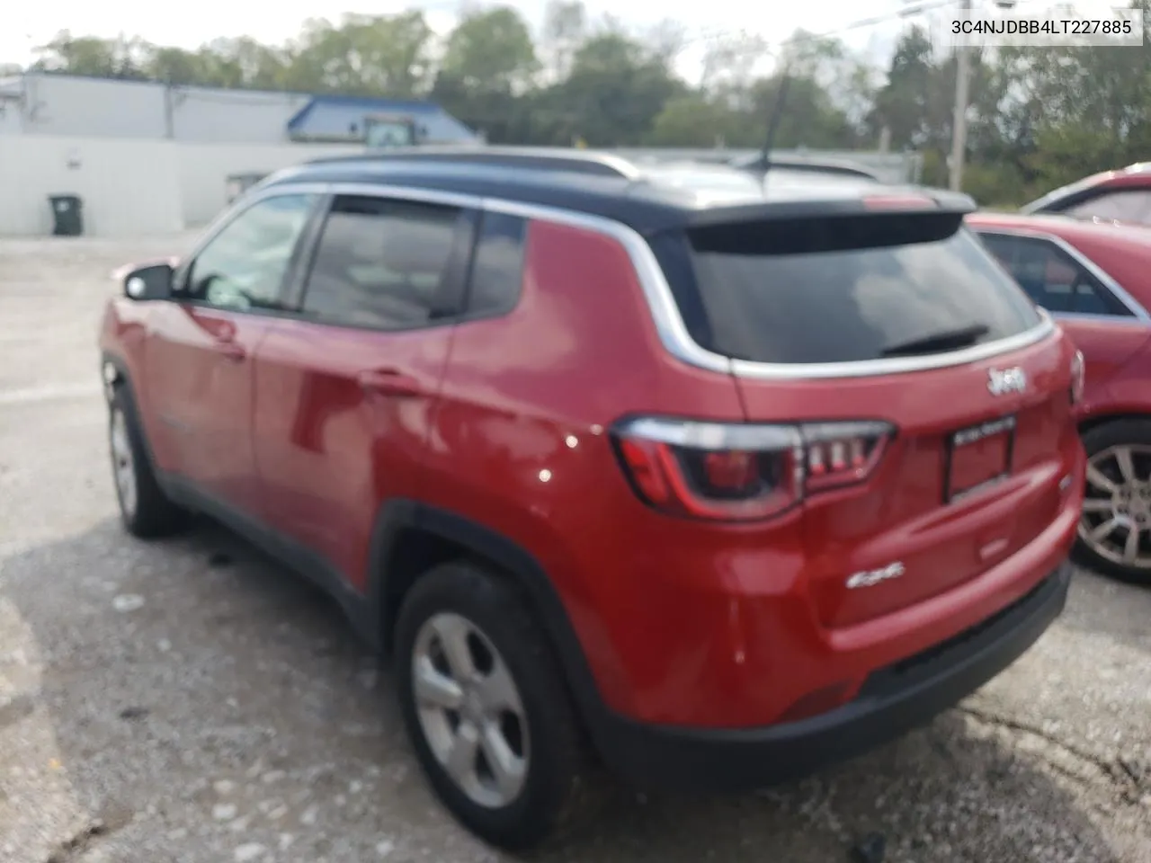 2020 Jeep Compass Latitude VIN: 3C4NJDBB4LT227885 Lot: 72814164