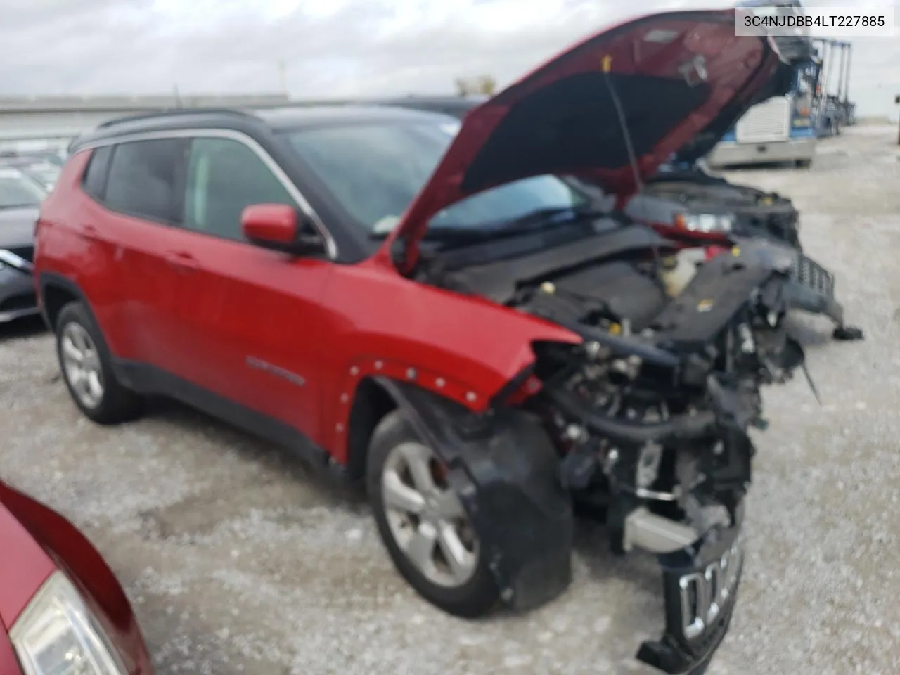 2020 Jeep Compass Latitude VIN: 3C4NJDBB4LT227885 Lot: 72814164