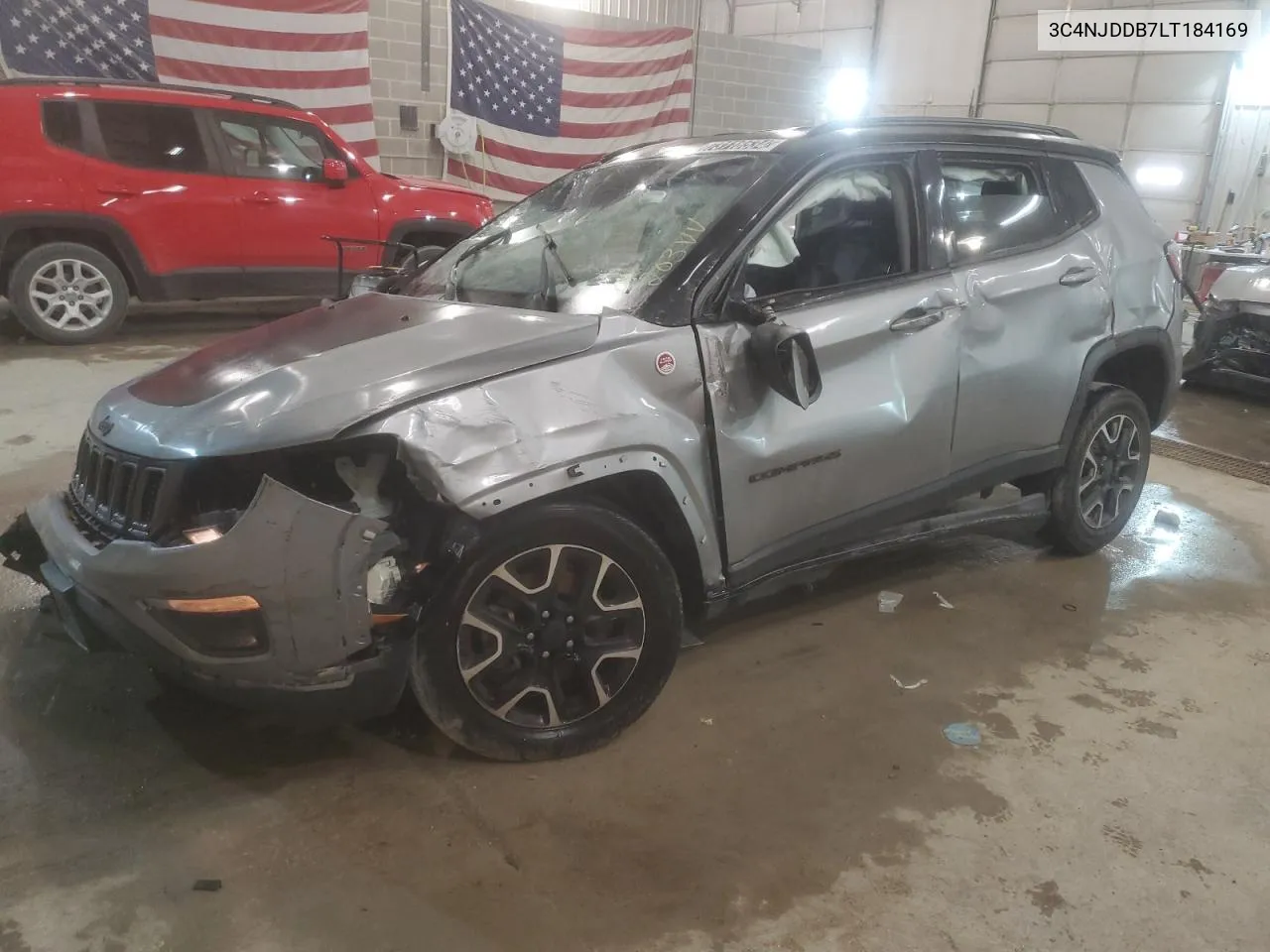 2020 Jeep Compass Trailhawk VIN: 3C4NJDDB7LT184169 Lot: 73118534