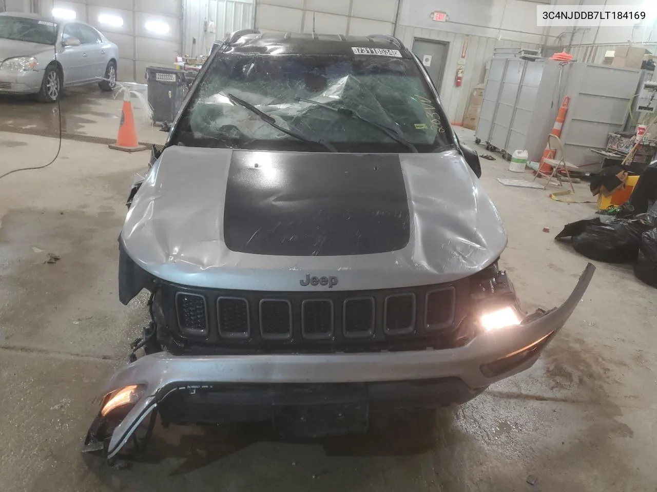 2020 Jeep Compass Trailhawk VIN: 3C4NJDDB7LT184169 Lot: 73118534