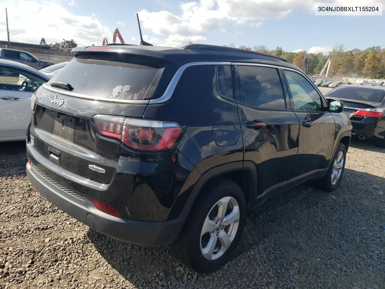 2020 Jeep Compass Latitude VIN: 3C4NJDBBXLT155204 Lot: 73524274