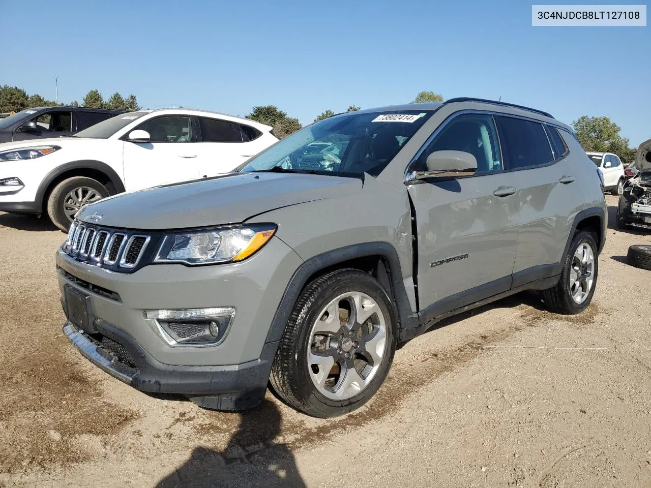 2020 Jeep Compass Limited VIN: 3C4NJDCB8LT127108 Lot: 73802414