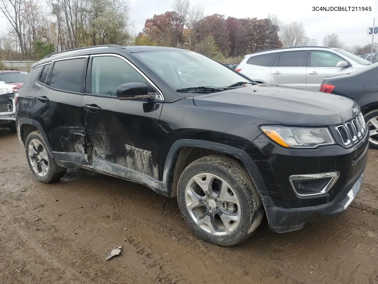 2020 Jeep Compass Limited VIN: 3C4NJDCB6LT211945 Lot: 73937693