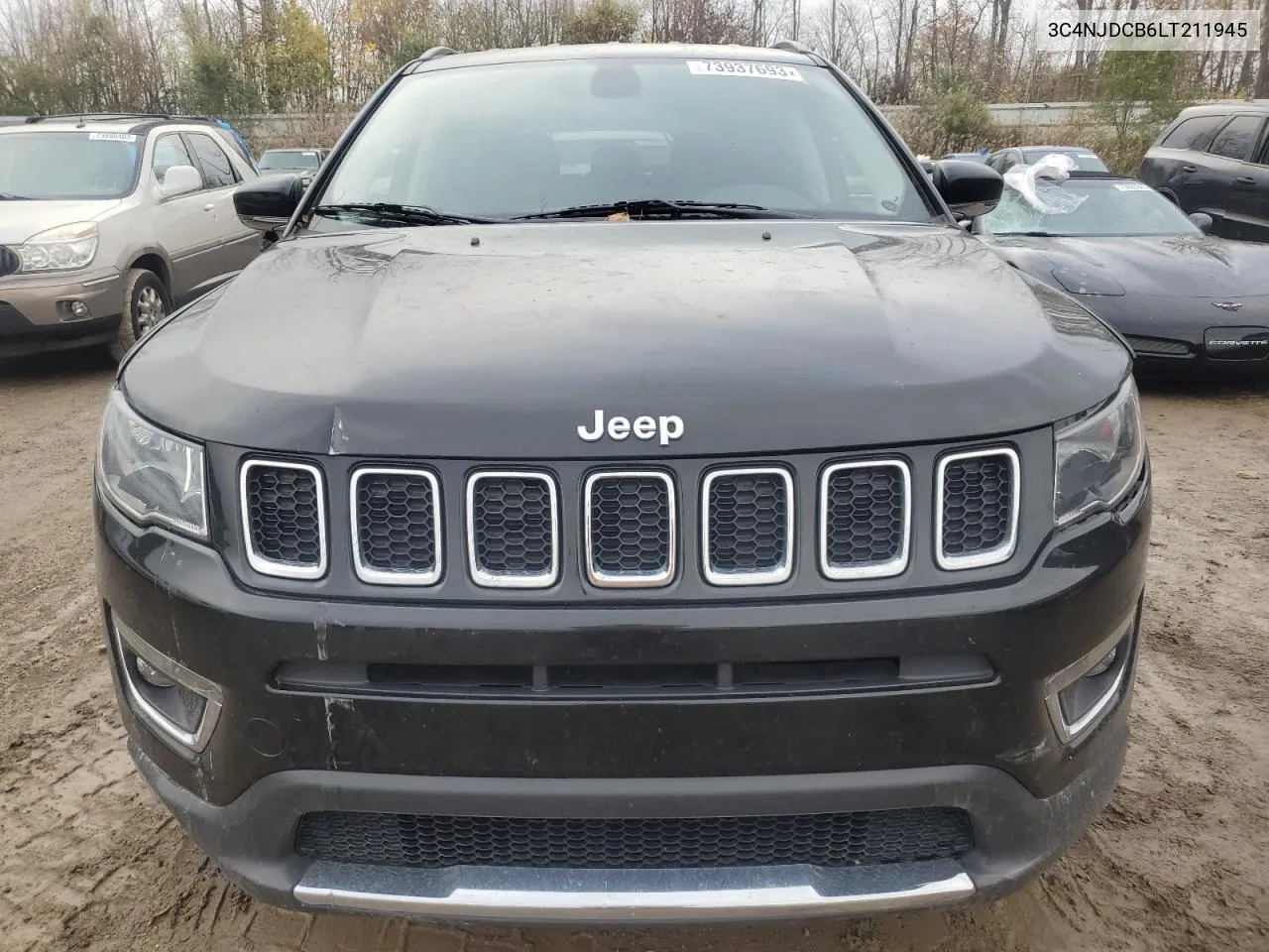 2020 Jeep Compass Limited VIN: 3C4NJDCB6LT211945 Lot: 73937693