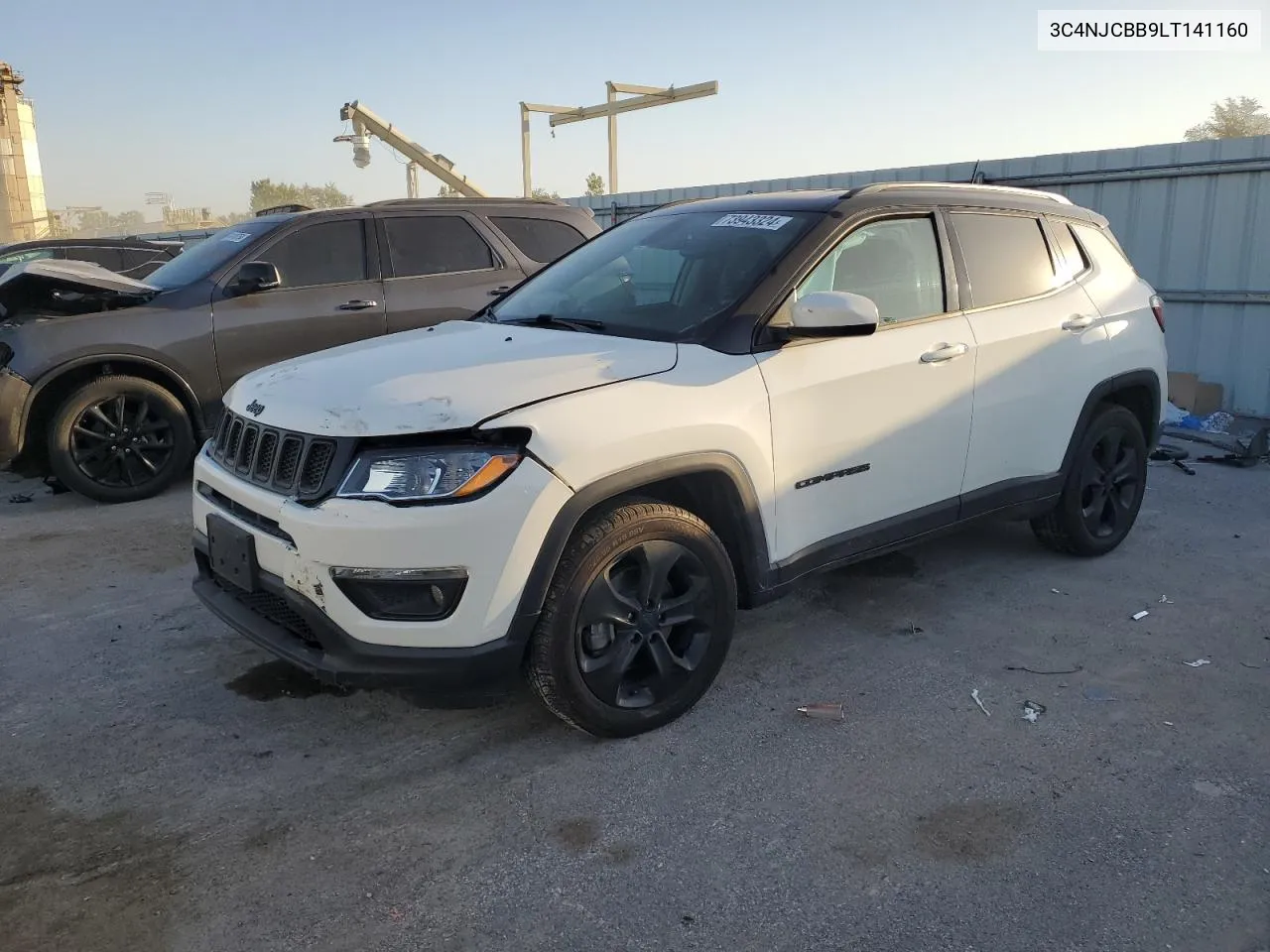 2020 Jeep Compass Latitude VIN: 3C4NJCBB9LT141160 Lot: 73943324