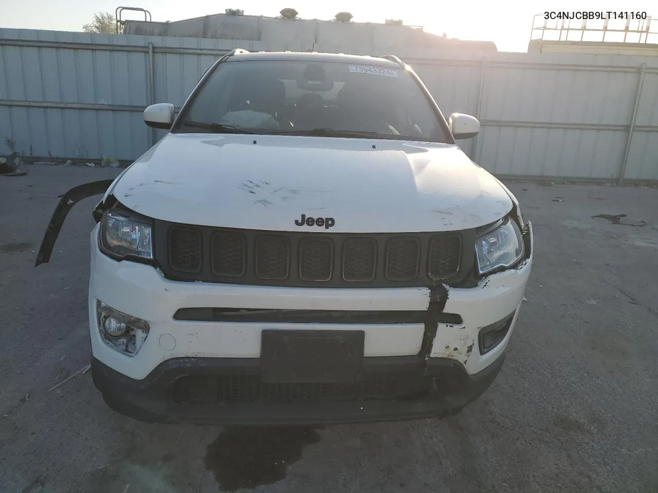 2020 Jeep Compass Latitude VIN: 3C4NJCBB9LT141160 Lot: 73943324