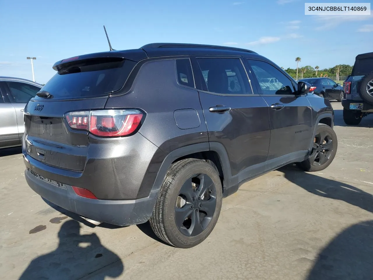 2020 Jeep Compass Latitude VIN: 3C4NJCBB6LT140869 Lot: 73977074