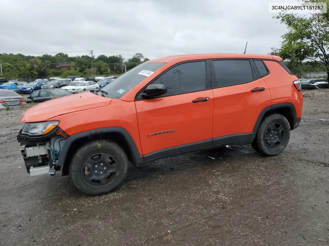 3C4NJCAB9LT151267 2020 Jeep Compass Sport