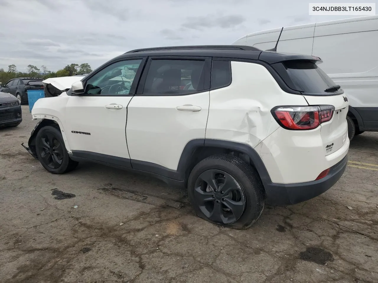 2020 Jeep Compass Latitude VIN: 3C4NJDBB3LT165430 Lot: 74082594