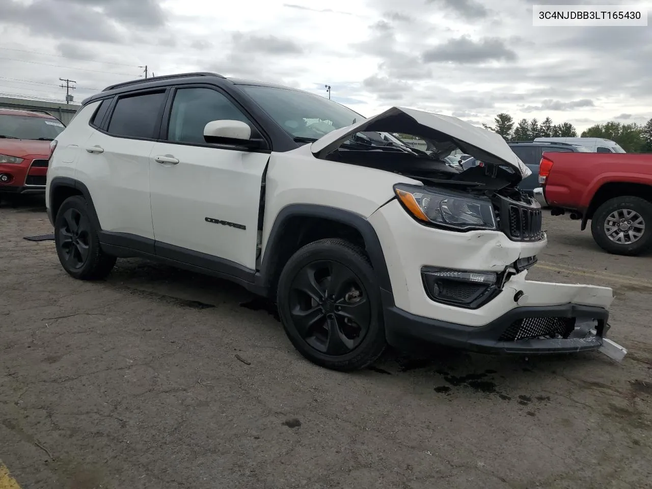 2020 Jeep Compass Latitude VIN: 3C4NJDBB3LT165430 Lot: 74082594