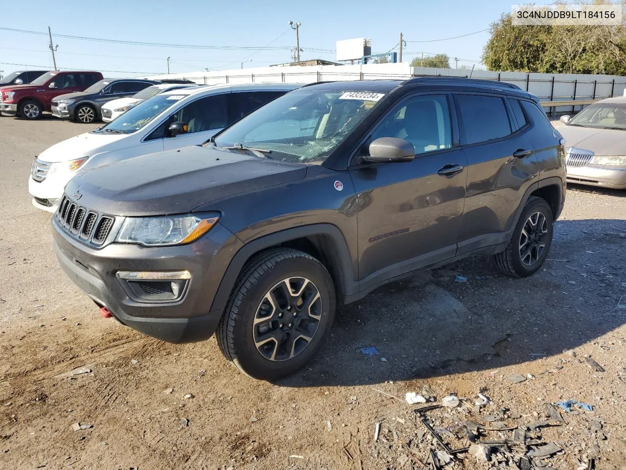 2020 Jeep Compass Trailhawk VIN: 3C4NJDDB9LT184156 Lot: 74322234