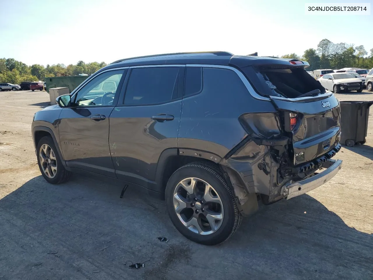 2020 Jeep Compass Limited VIN: 3C4NJDCB5LT208714 Lot: 74379944