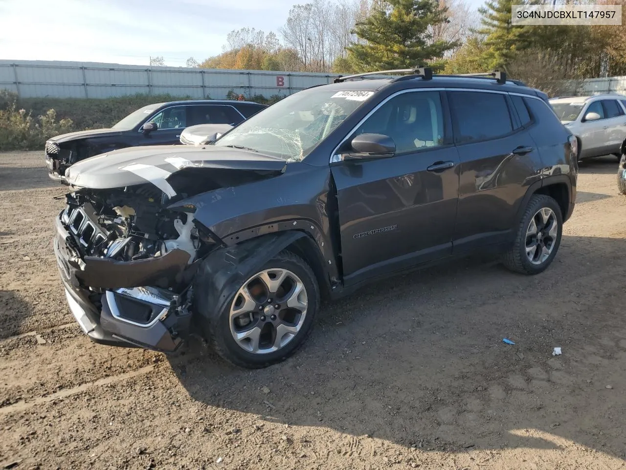 3C4NJDCBXLT147957 2020 Jeep Compass Limited