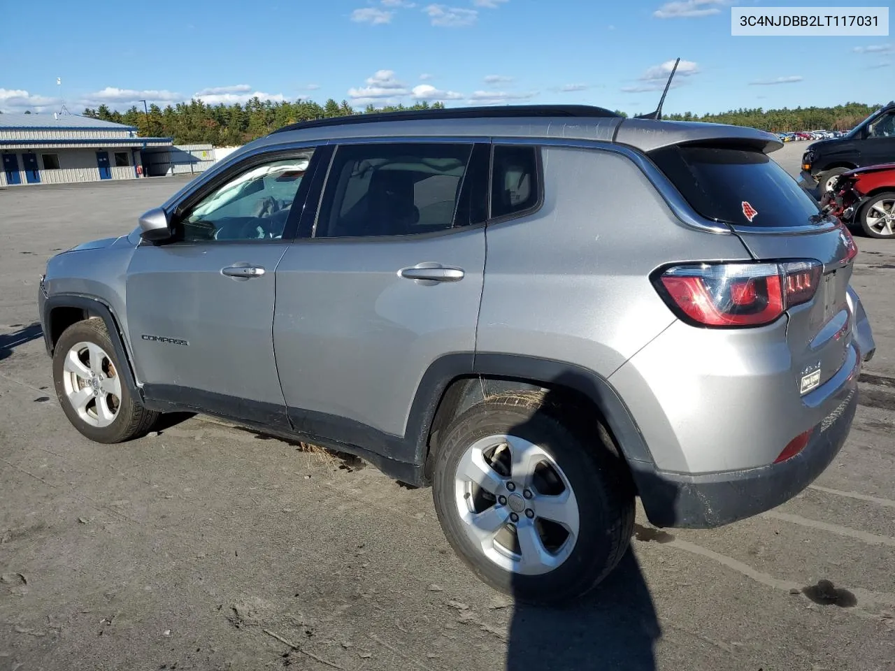 2020 Jeep Compass Latitude VIN: 3C4NJDBB2LT117031 Lot: 75084614