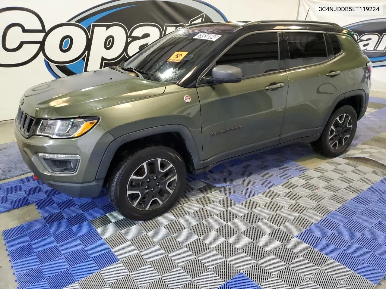 2020 Jeep Compass Trailhawk VIN: 3C4NJDDB5LT119224 Lot: 75528084