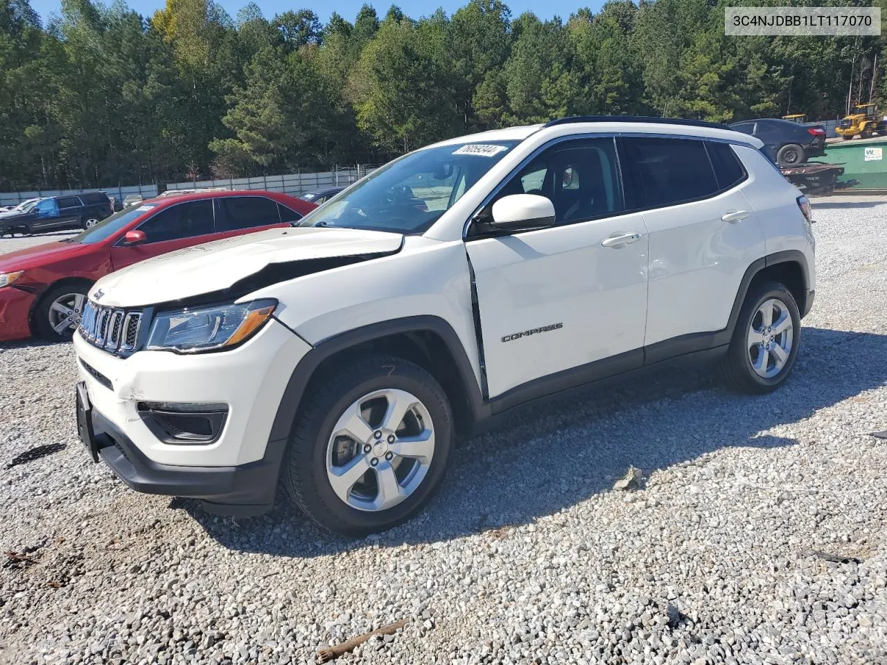 2020 Jeep Compass Latitude VIN: 3C4NJDBB1LT117070 Lot: 76059344