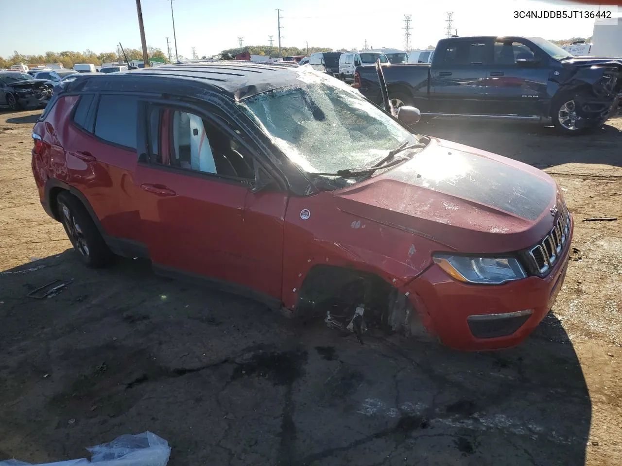 3C4NJDDB5JT136442 2020 Jeep Compass Trailhawk