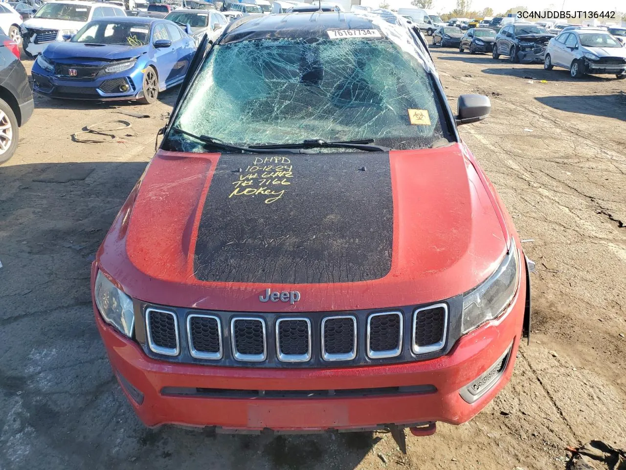 3C4NJDDB5JT136442 2020 Jeep Compass Trailhawk