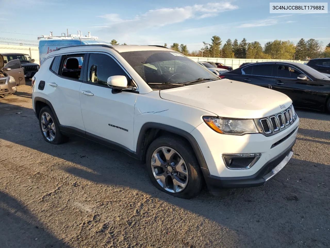 2020 Jeep Compass Limited VIN: 3C4NJCCB8LT179882 Lot: 76311514