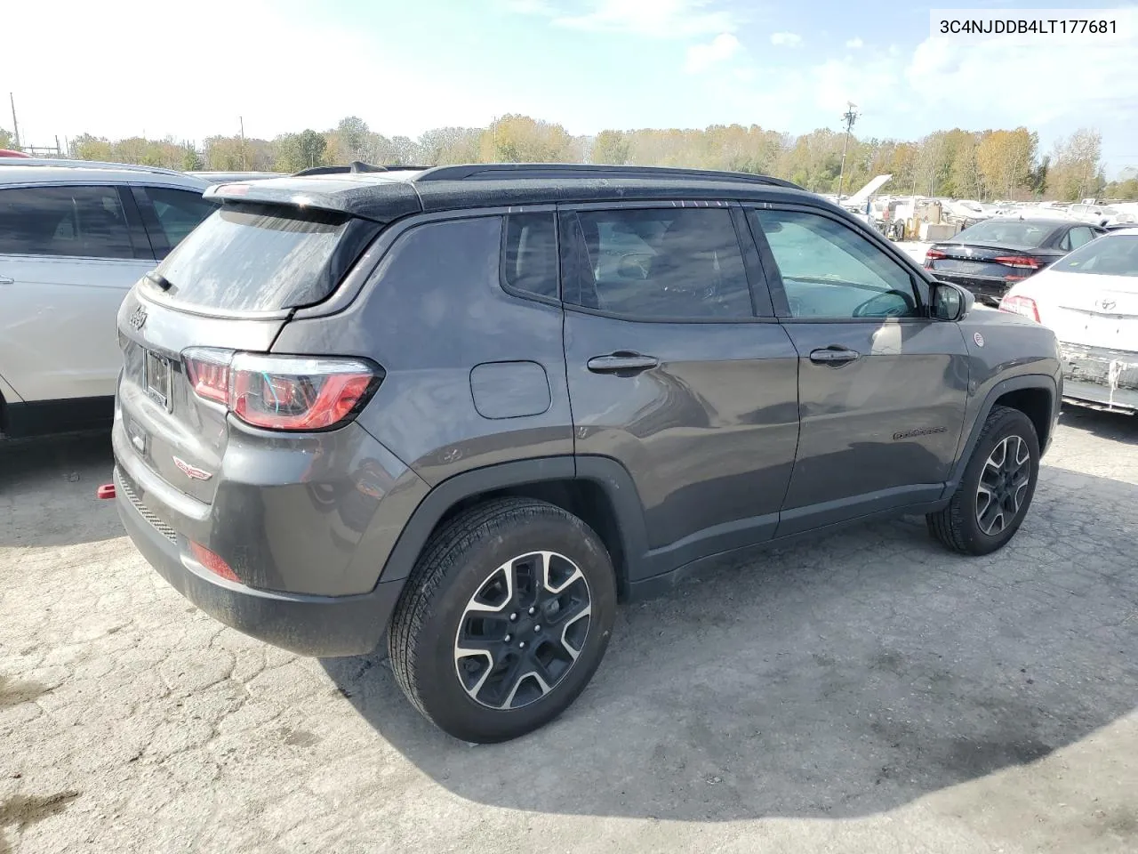 2020 Jeep Compass Trailhawk VIN: 3C4NJDDB4LT177681 Lot: 76331184